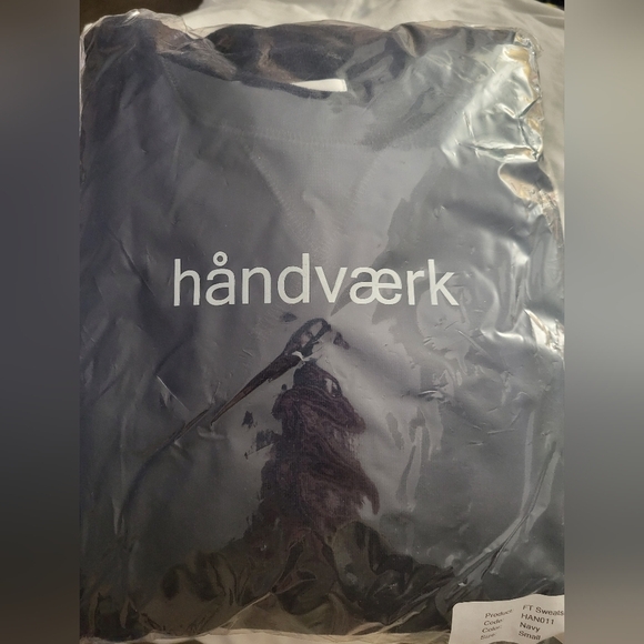 Handvaerk FT Sweatshirt 100% Peruvian Pima Cotton Size Small NWT - Picture 6 of 9